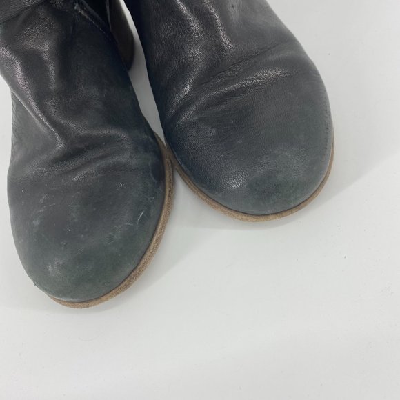 P. Monjo | Black Blur Wrap Moto Boots - Picture 3 of 8